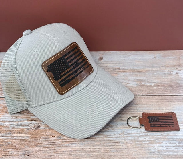 Shirt, Hat & Keychain Bundle (customizable keychain)